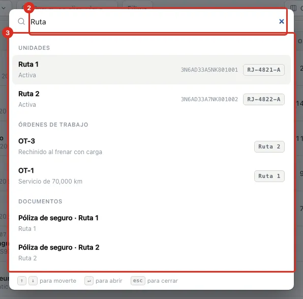 Resultados agrupados en Pitflo Fleet