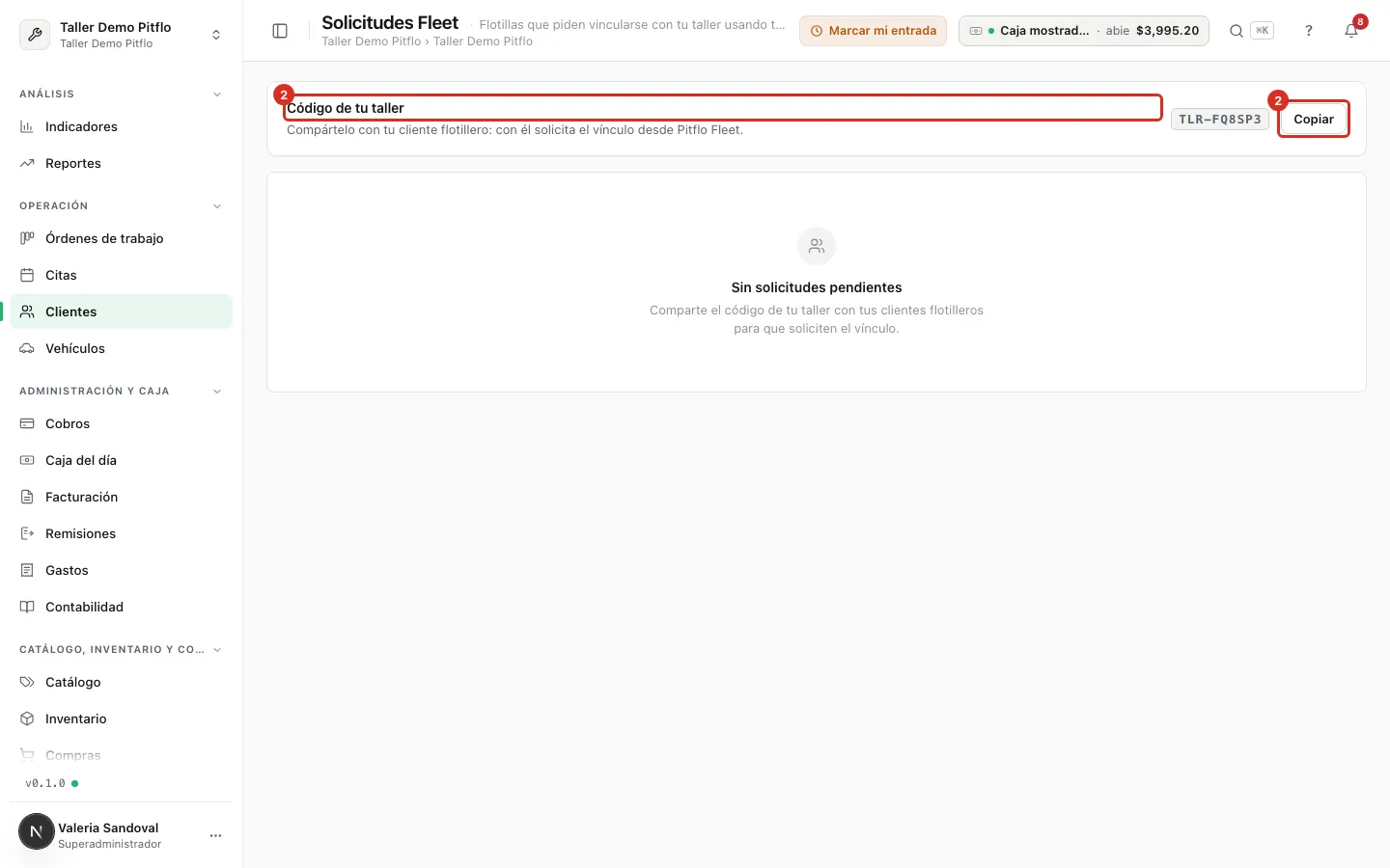 El código del taller
