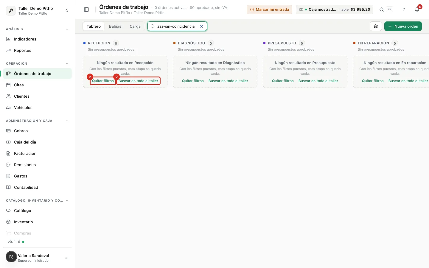 Sin resultados en una etapa