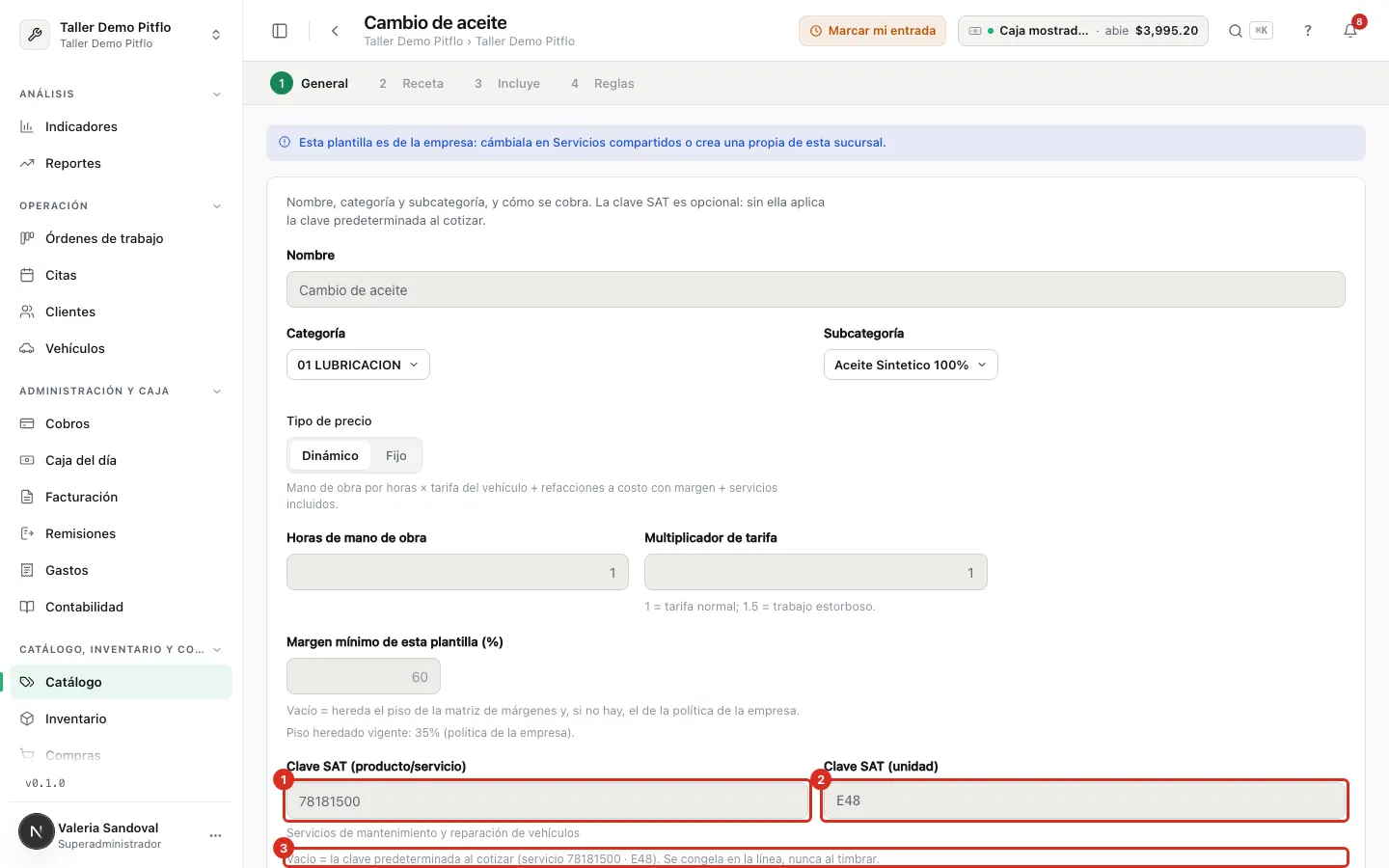 Las dos claves del servicio